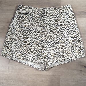 Leopard Print Women's Shorts